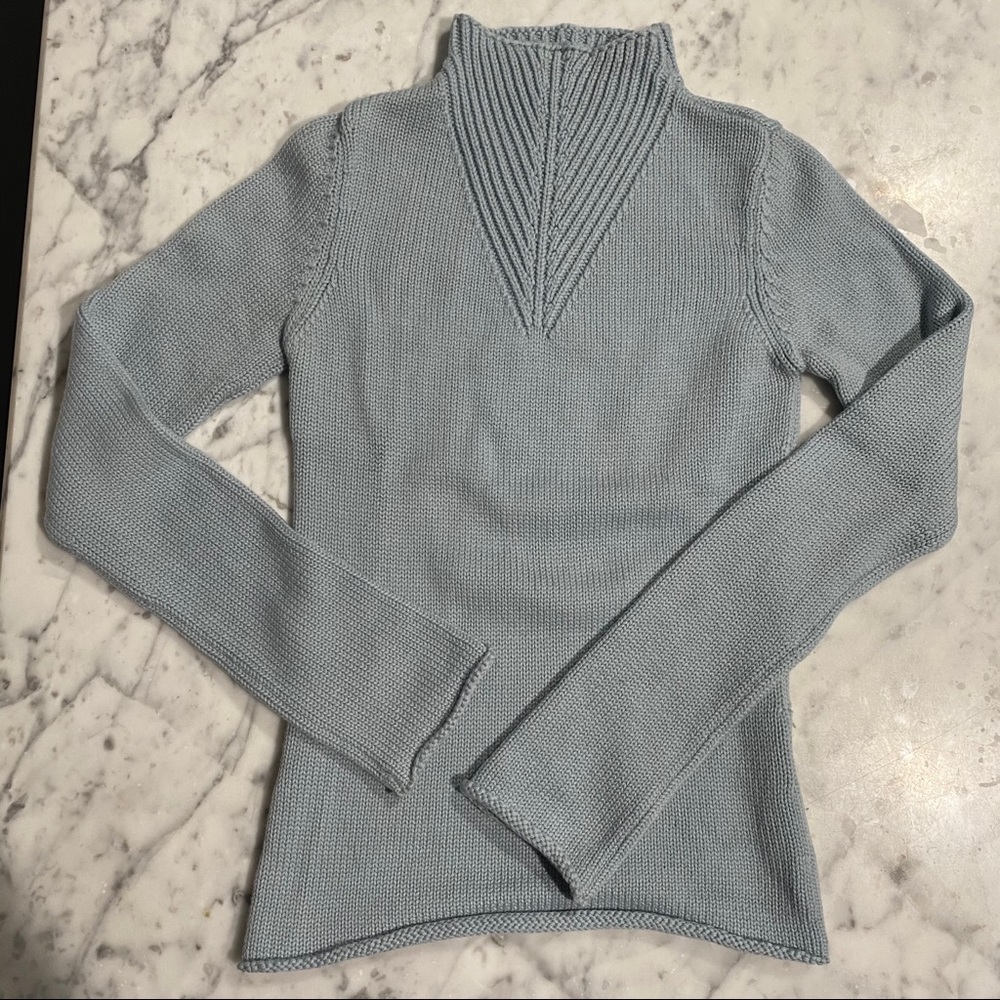 Beautiful and Soft Light Blue Wool Sweater
